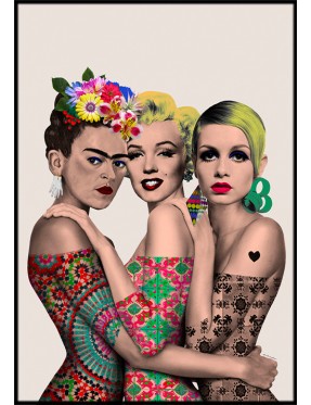 Kahlo Monroe and Twiggy