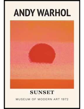 Warhol Sunset Rouge